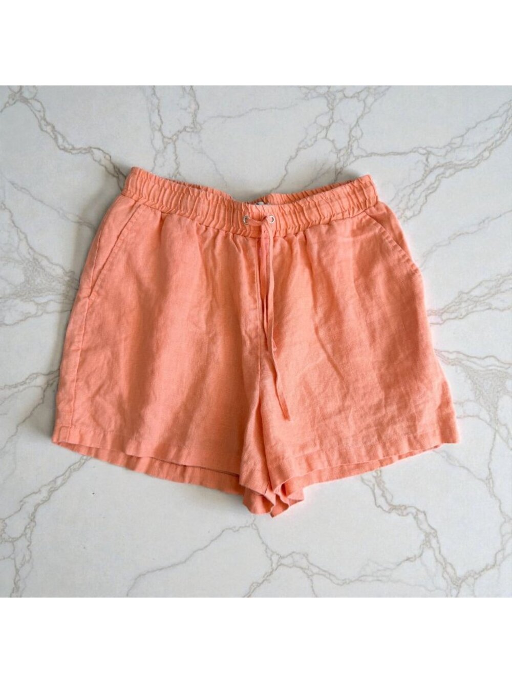 NAKD Orange Peach Cotton Blend Shorts Size 36 / US 6